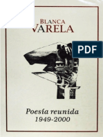 Blanca Varela - Poesía Reunida (1949-2000)