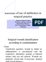 1.rationale of Use of Antibiotic in Surgical Patients C