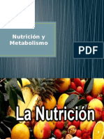 Nutrición y Metabolismo