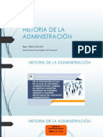 Historia de La Administración