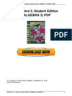 F.R.E.E Algebra 2, Student Edition (Merrill Algebra 2) PDF