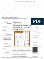 Planimetría 04 - Representación en Planos de Muros, Puertas y Ventanas - MVBlog