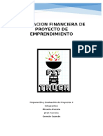 Evaluacion Financiera de Proyecto de Emprendimiento