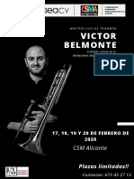 Masterclass de trombón con Víctor Belmonte