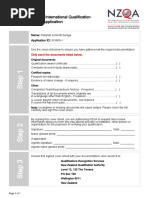 NQA Qualifications Evaluation Application | PDF | Diploma | Academic Degree