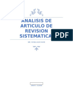 Analisis de Articulo de Revision Sistematica