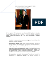 Plan de Desarrollo Nacional Andrés Pastrana Arango