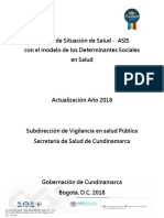 Analisis de Situacion de Salud Cundinamarca 2018 Dic PDF