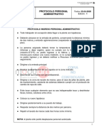 Protocolo Personal Administrativo PDF