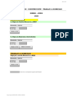 Fechas de Pagos - Construccion - Trabajo A Domicilio