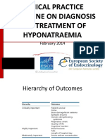 Clinical Practice Guideline On Diagnosis and Treatment of Hyponatraemia