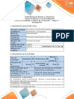 Guía de actividades y rúbrica de evaluación - Etapa 3 - divulgación  