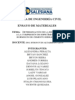 Informe Ensayo A Compresion