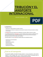 LA distribución Y EL TRANSPORTE INTERNACIONAL