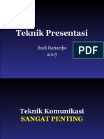 Teknik Presentasi 2007 2