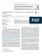 Analytical Hierarchy Process and SCOR Model To Support Supply Chain Re-Design PDF