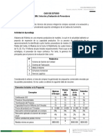 Caso. Evaluación de Proveedores