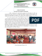 Dalubhasaan NG Lunsod NG San Pablo: Narrative Report For The Sustainability Program