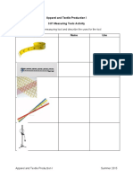 Measuring Tools Activity