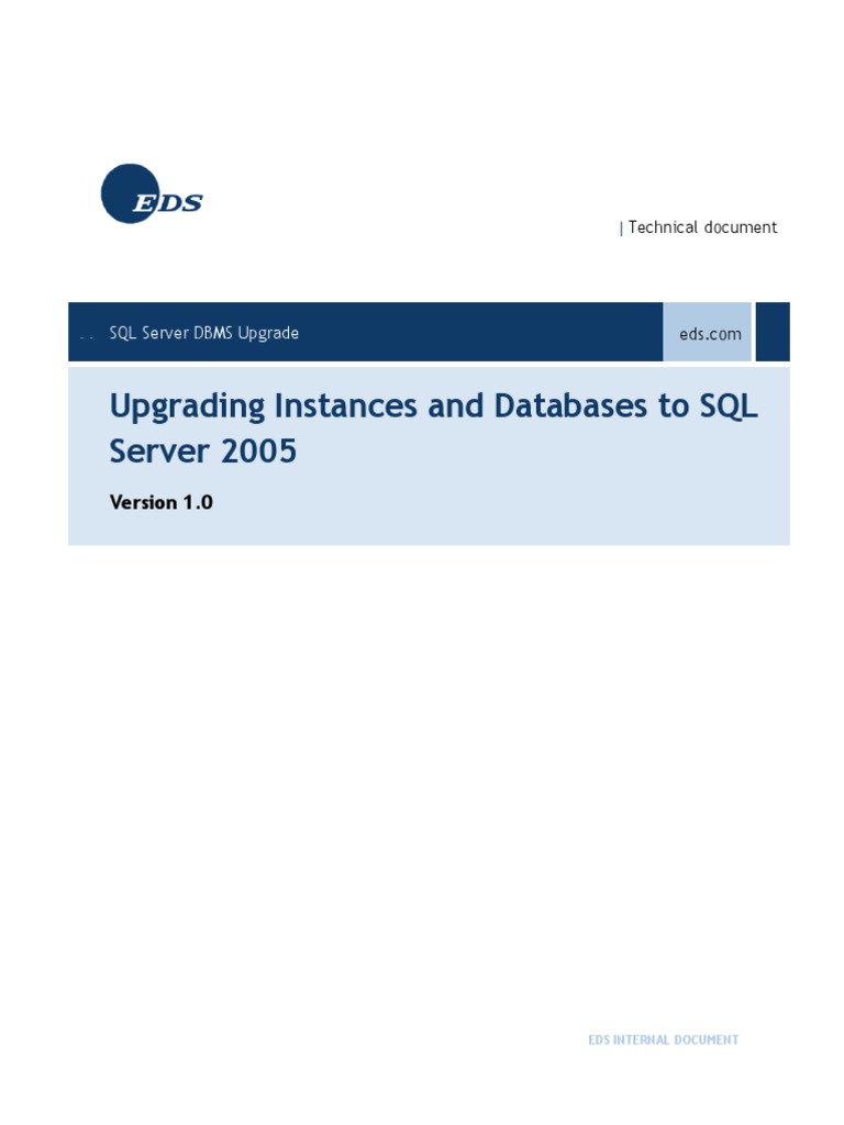 Upgrade SQL Server | PDF | Computing | Databases