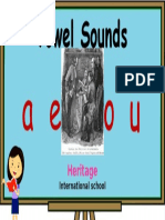 Vowel Sound - Last Part