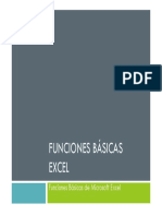 FUNCIONES BASICAS EXCEL Funciones Basica PDF