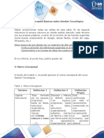 Anexo A. Conceptos Básicos sobre Gestión Tecnológica