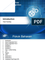 Pengenalan Pola/ Pattern Recognition: Team Teaching
