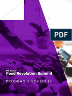 Food Revolution Summit: Program & Schedule