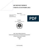 Case Report Session Benign Prostate Hyperplasia: Disusun Oleh