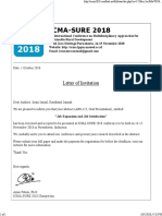 ICMA-SURE 2018: Letter of Invitation