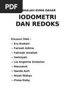 Download Iodometri Dan Redoks - Kelompok B by Helmiyati Asmoredjo SN45836154 doc pdf