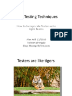Agile Testing Techniques Slides Agile Atlanta 12 2010