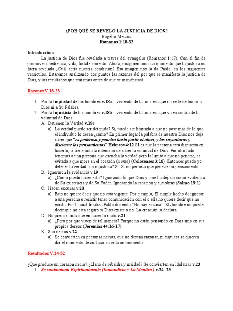 Justicia de Dios: Revelación y Consecuencias | PDF | Justicia | Crimen ...