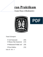 Laporan Praktikum Titrasi Asam Basa