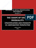 David Bills - The Shape of Social Inequality, Volume 22_ Stratification and Ethnicity in Comparative Perspective (Research in Social Stratification and Mobility) (Research in Social Stratification and