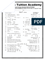 9th Math Test SeriesNTA-1 PDF