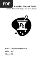 Download MakalahMinyakBumibyDhiyaaPutriKaniawatiSN45836743 doc pdf
