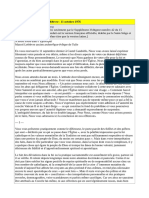 Lettre de Paul VI À MGR Lefebvre - 11 Octobre 1976