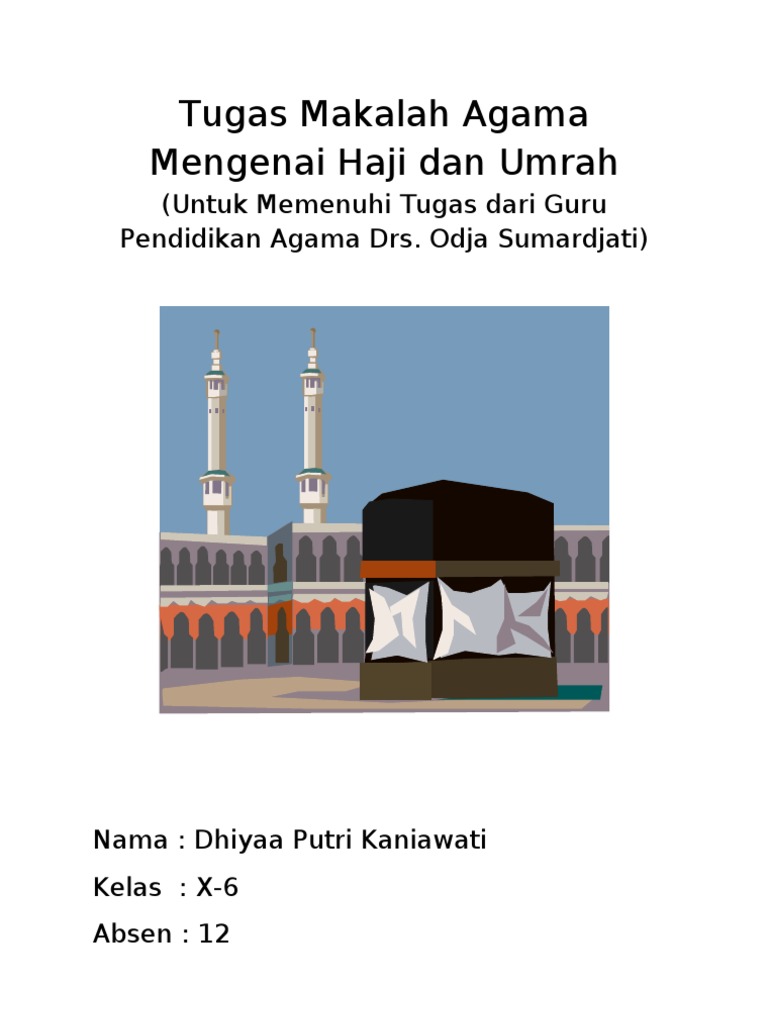 Makalah Agama Haji Umrah