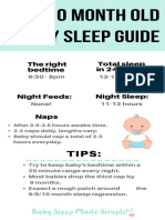 9-10 Month Old Baby Sleep Guide: Tips