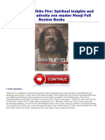 Read Ebook White Fire: Spiritual Insights and Teachings of Advaita Zen Master Mooji Full Review Books