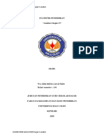 Tugas 5 Statistik Pendidikan "Analisis Chapter 9"