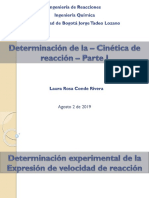 Determinación de Cinética de Reacción-Parte I-2019-II PDF