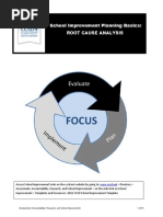 School Improvement Planning Basics Root Cause Analysis