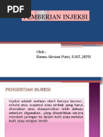Teknik Injeksi: SC, IM, IC, IV | PDF