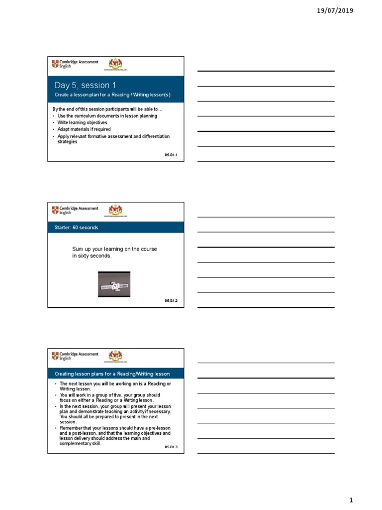 Year 4 Cefr | PDF | Lesson Plan | Education Theory