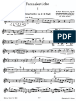 SCHUMANN Fantasiestücke Clarinet PDF
