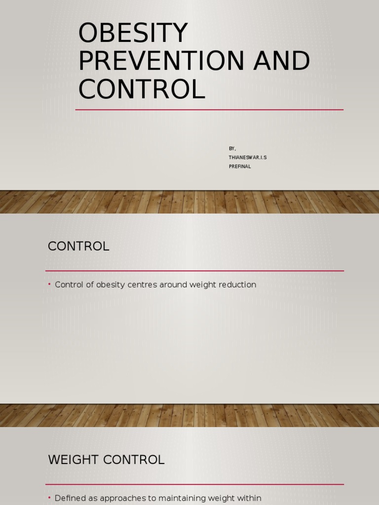 Strategies for Preventing and Controlling Obesity Through Dietary ...