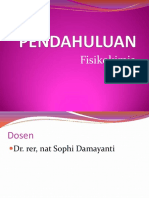 Pendahuluan Fisikokimia 1